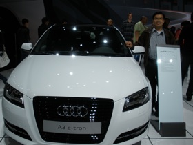 Lloyd Tran with the Audi Electron